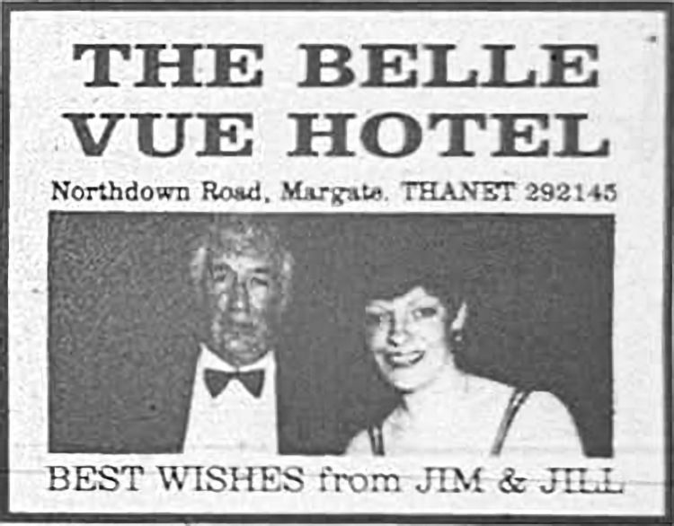 Bellevue Hotel advert 1971