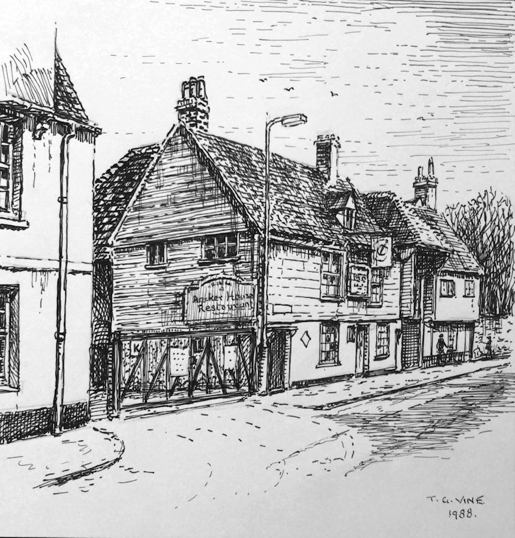 Blue Anchor drawing 1988