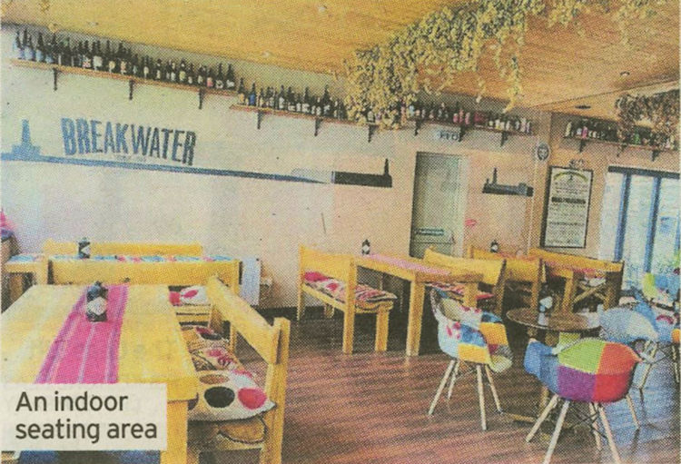 Breakwater Brewery inside 2021