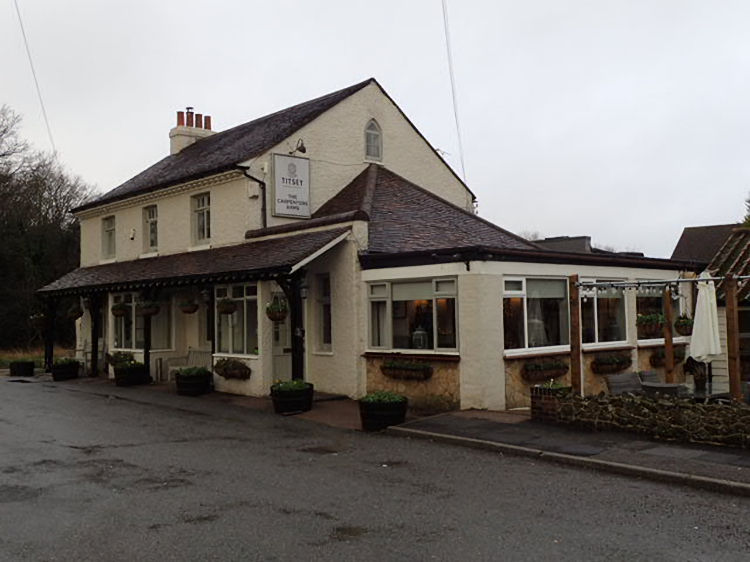 Carpenter's Arms sign 2012