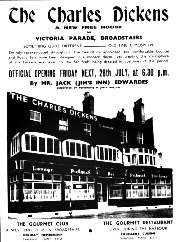 Charles Dickens opening advert 1961