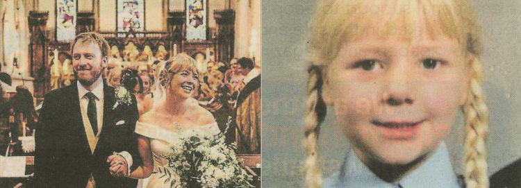 Jeanette Smith wedding day