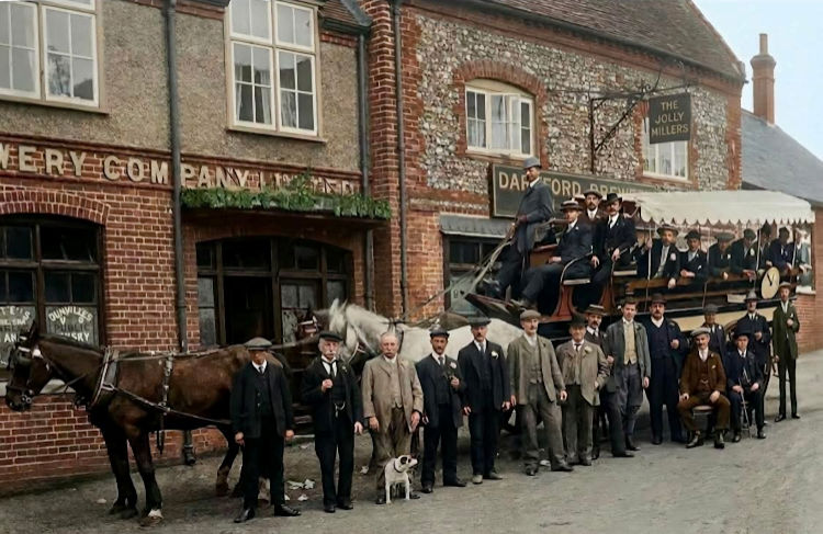 Jolly Millers outing 1910