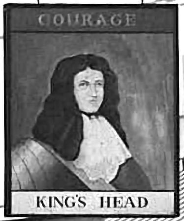 King's Head sign 1971
