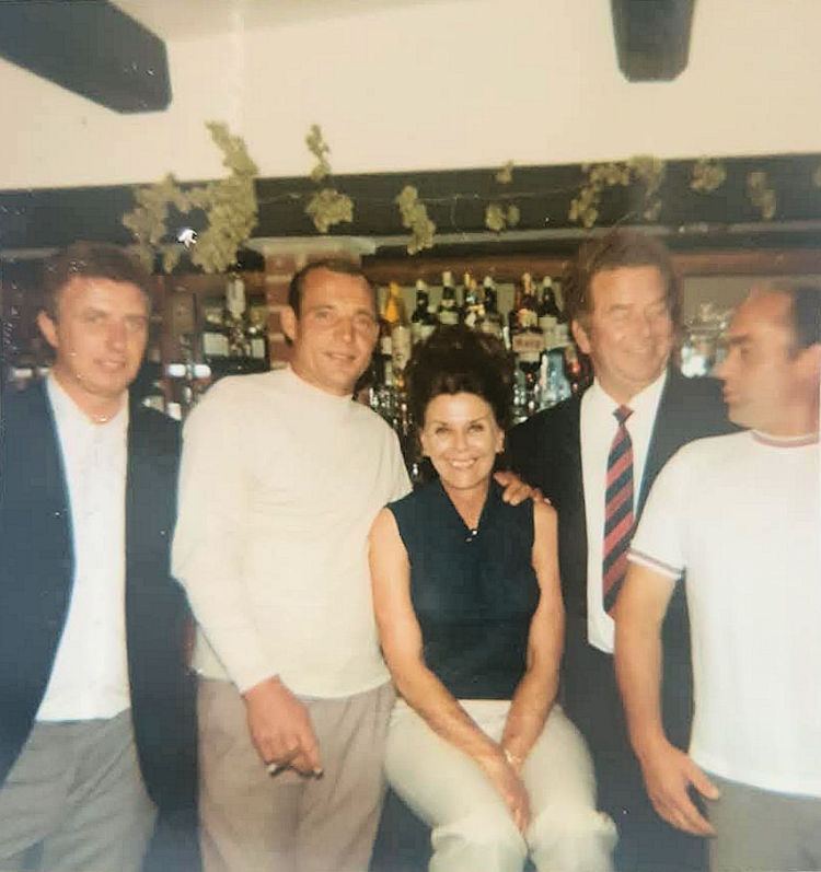 Maureen Jenkins and group 1970