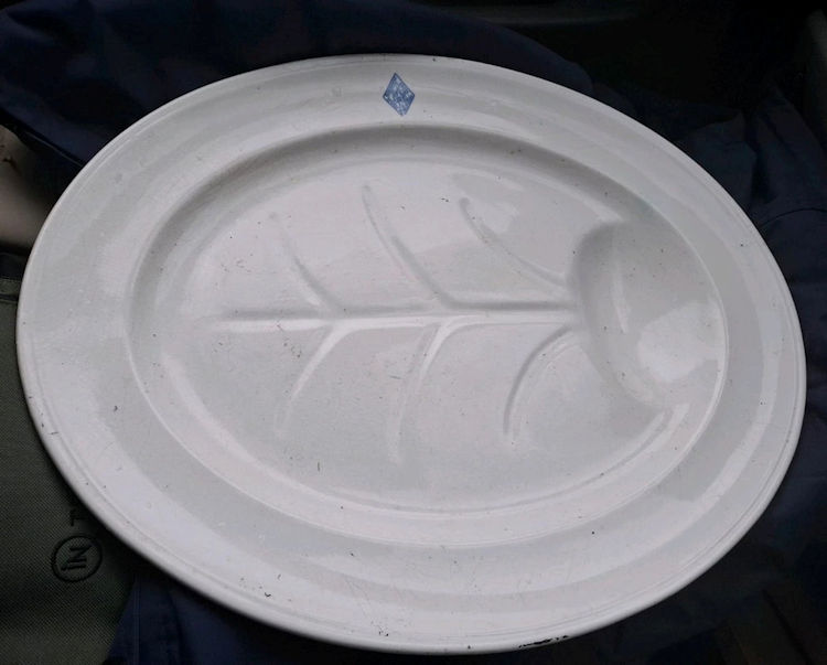 PHRA meat plate late 1800s