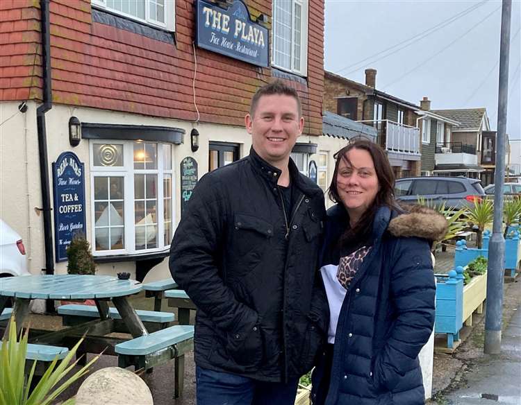 Neil Moran and his sister Laura I'Anson