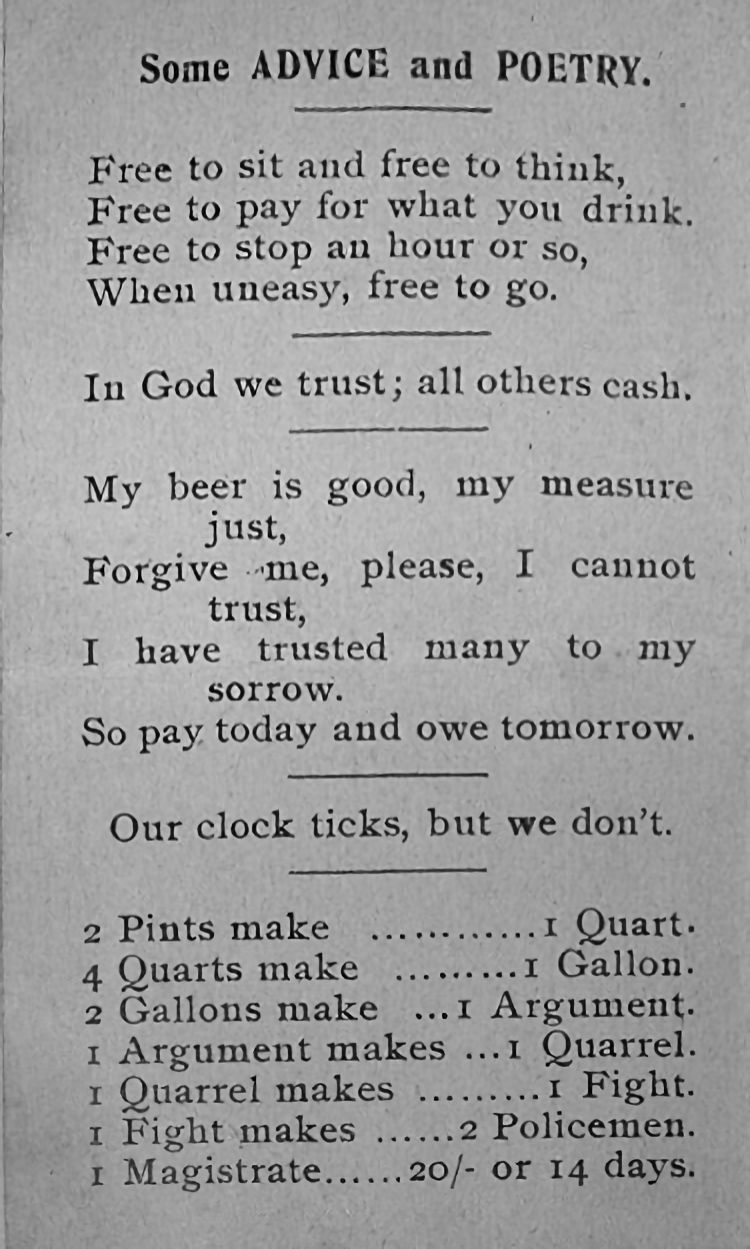 Plough and Harroe leaflet 1932 page 2