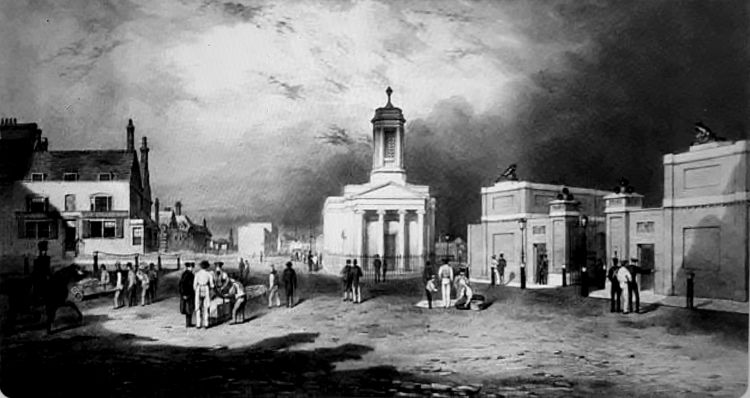 Salutation painting 1835