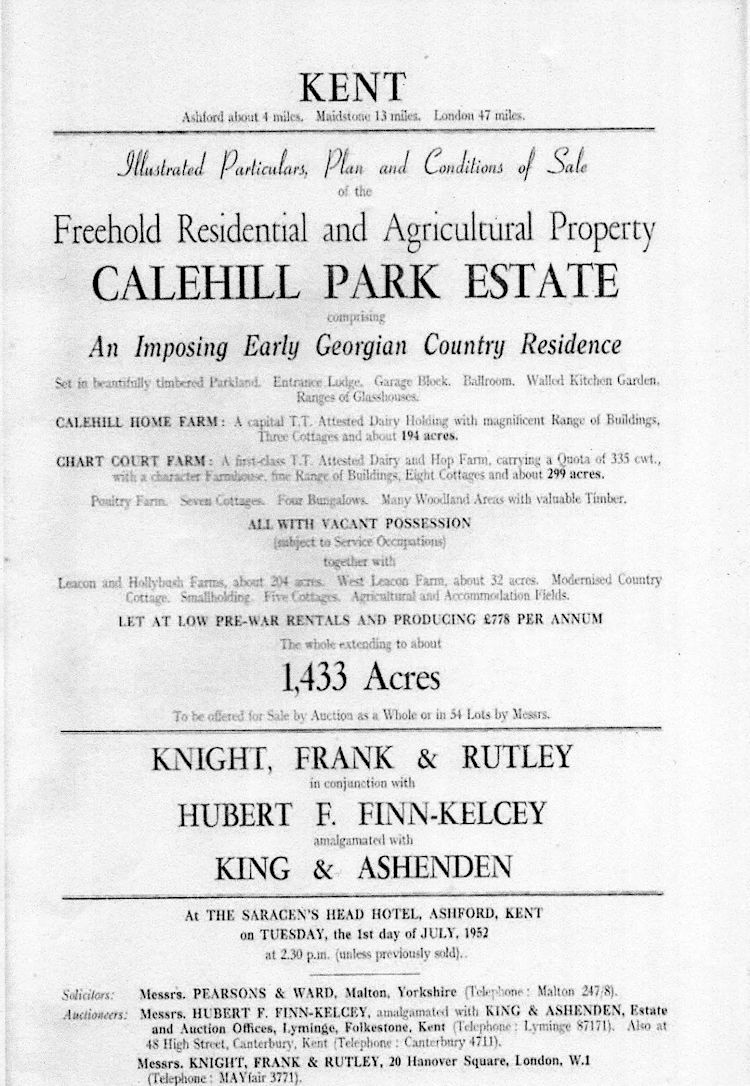 Saracen's Head advert 1952