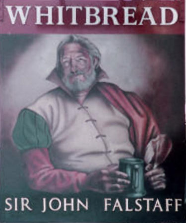 Sir John Falstaff sign 1983