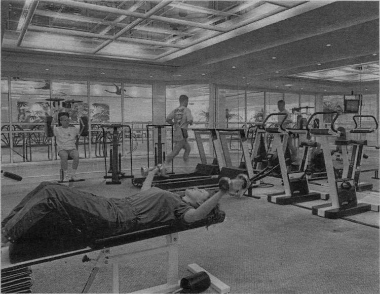Statis Hotel gym 1991