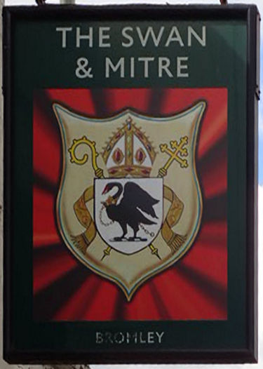 Swan and Mitre sign 2026