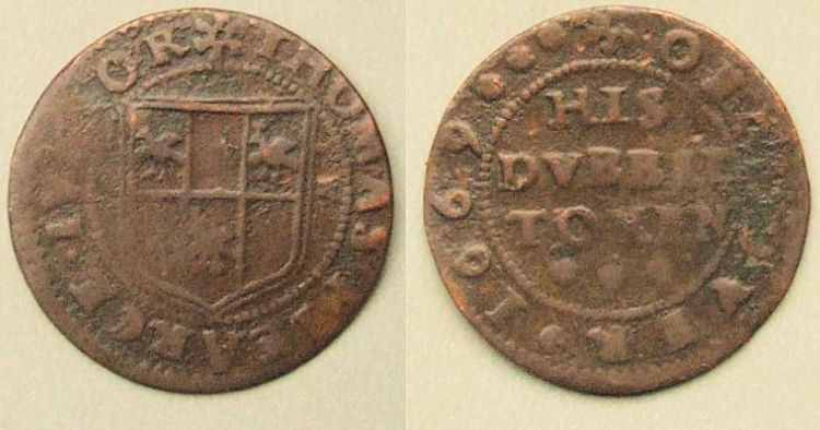Token Tallowchandlers Arms 1669