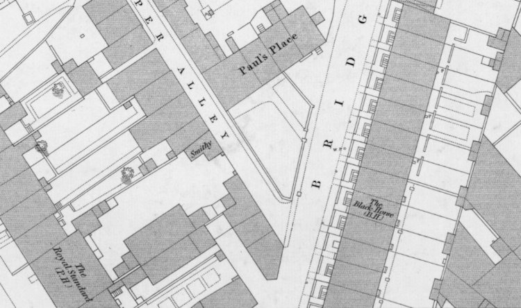 Bridge Street map 1861