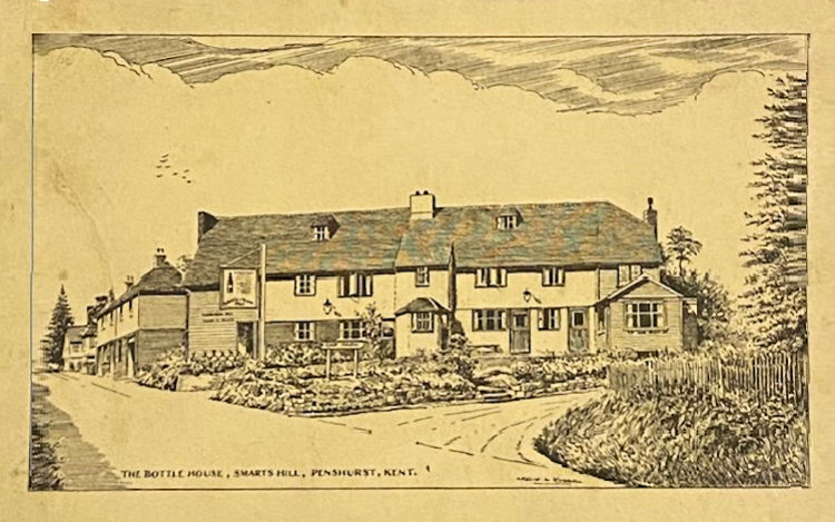 Bottle House card 1950
