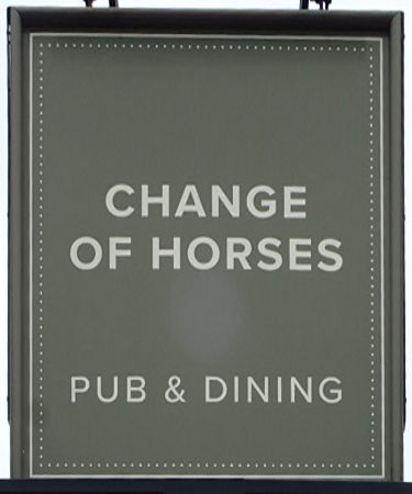 Change of Horses sign 2026