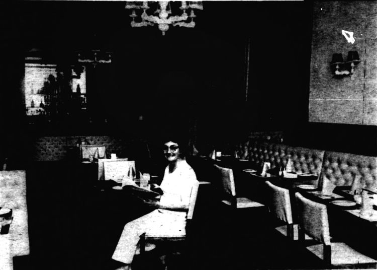 Continental Hotel restaurant 1974