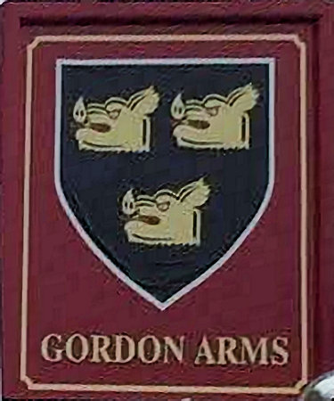 Gordon Arms sign