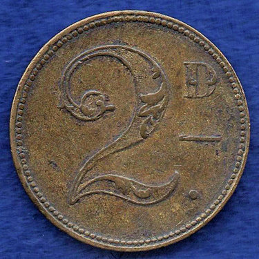 King of Prussia 2d coin 1868