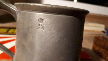 Kings arms pewter mug hallmarks