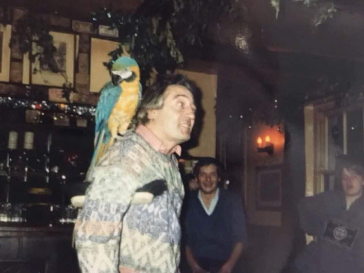 Oak licensee Peter Lusted 1970s