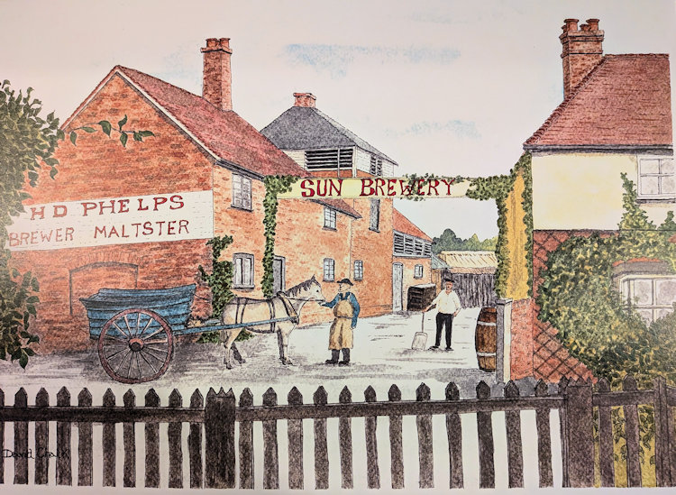 Sun Brewery painting