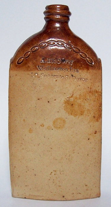 Wellington Inn flask 1840