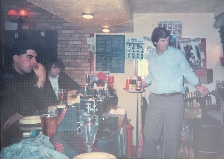 White Horse licensee Roger Pope 1984