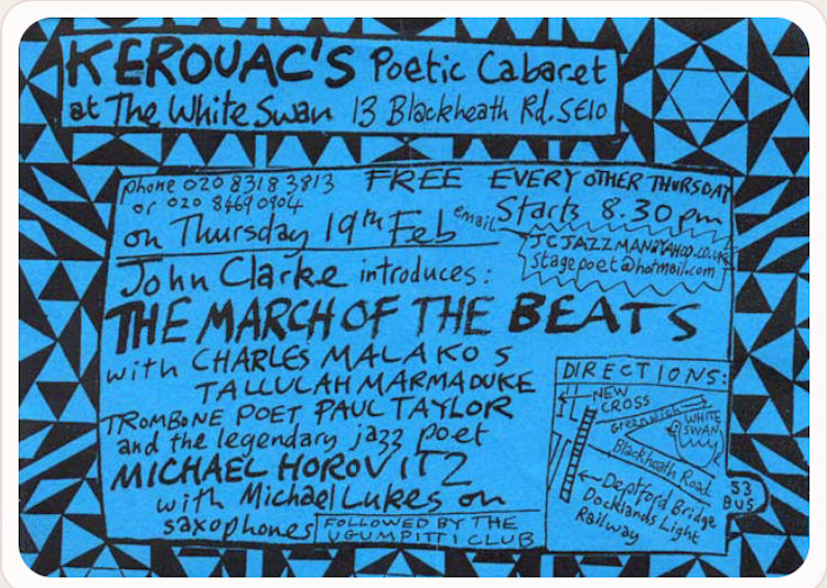 White Swan music flyer 2004