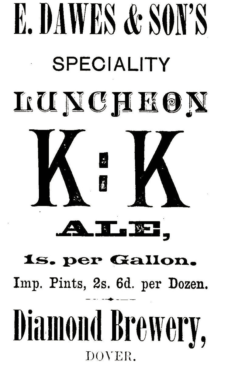 Dawes Diamond Brewery advert