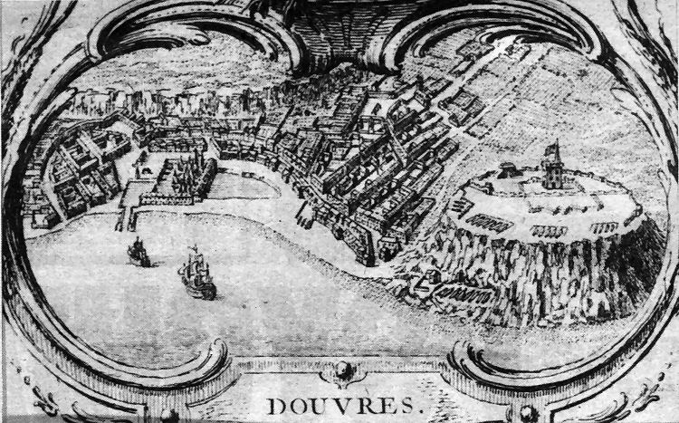 French map of Dover
