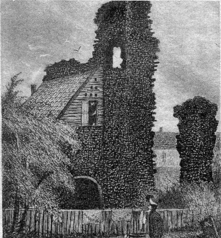 St Martin le Grand ruins