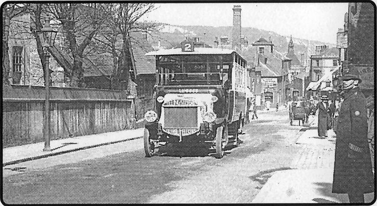 Tilling Stevens bus 1914