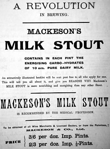 Mackeson advert