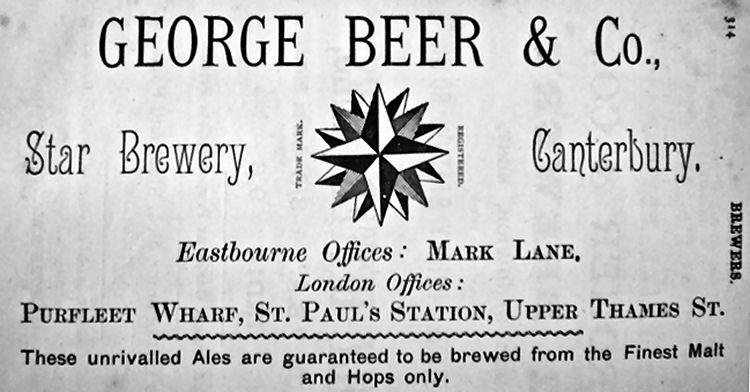 Star Brewery advert