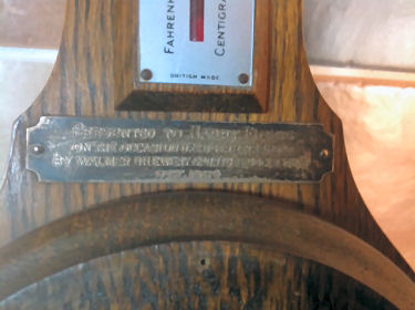 barometer plaque