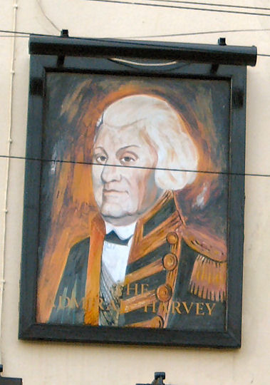 Admiral Harvey sign 2007