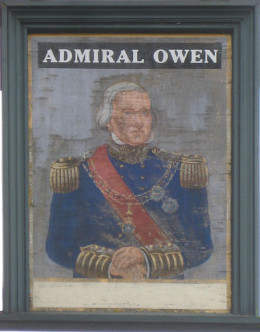 Admiral Owen sign