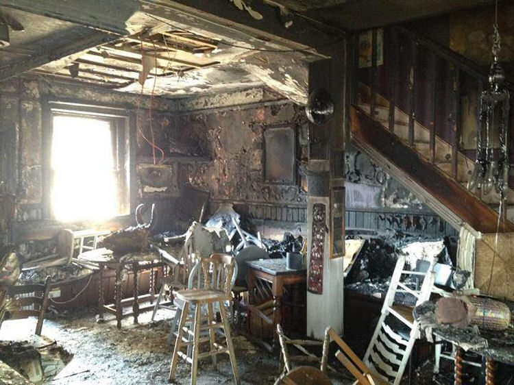 Bohemian fire damage