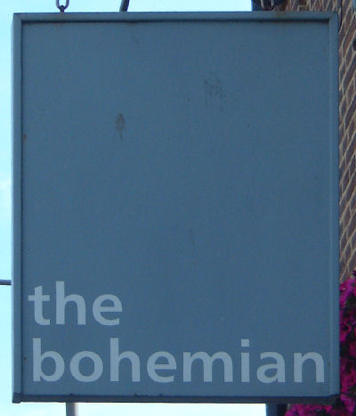 The rather boring Bohemian sign in Deal