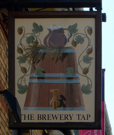 Brewery Tap Sign, Folkestone 2009