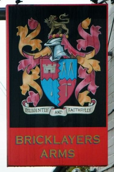 Bricklayers Arms Sign 2010