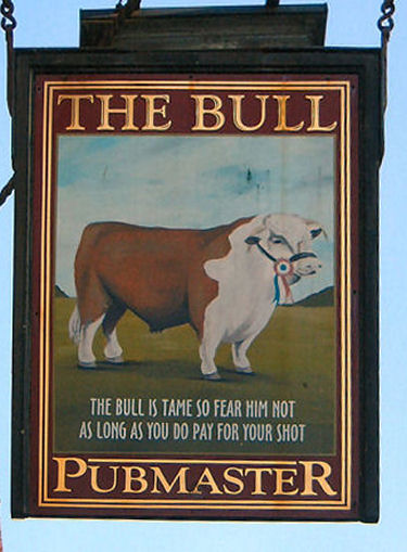 Bull sign side 1