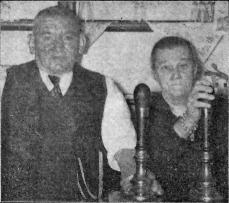 Sam and Ann Whitehouse, Butcher's Arms, Ashley. 1953