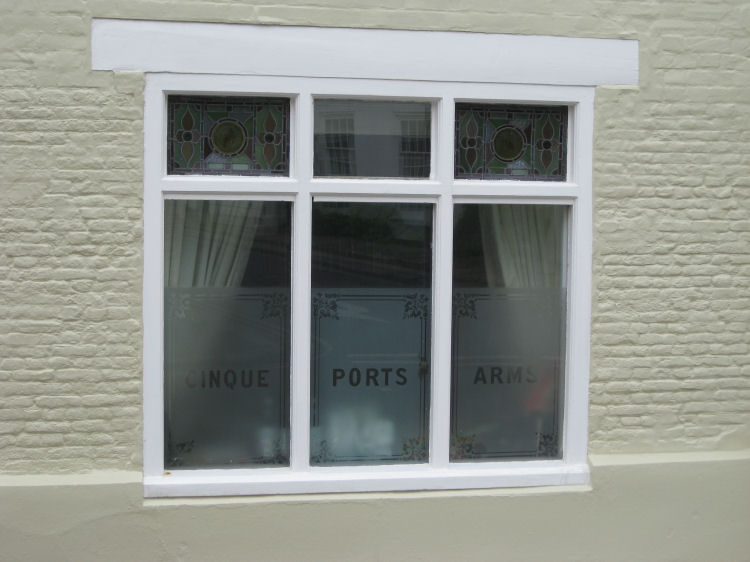 Cinque Port Arms window