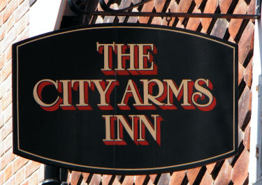 City Arms sign