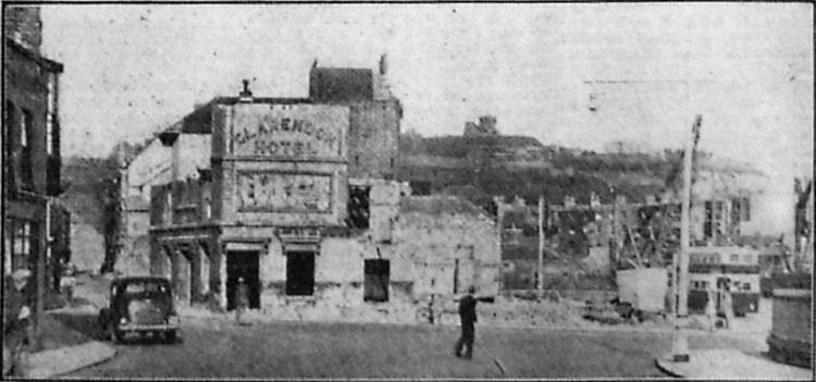 Clarendon Hotel demolition 1950