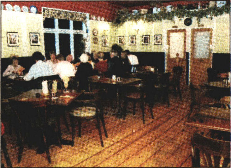 Coach and Horses bar at Hacklinge