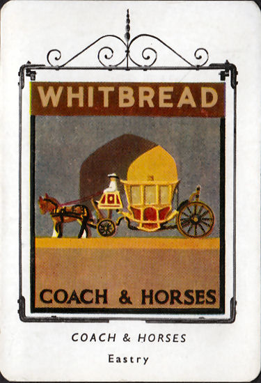 Coach and Horses, Eastry sign 1953